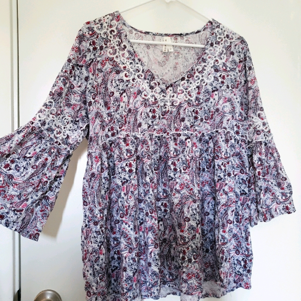 Roper 3/4 Sleeve Blouse